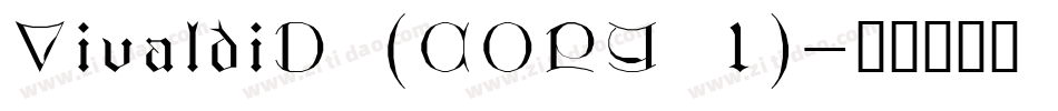 VivaldiD (COPY 1)字体转换